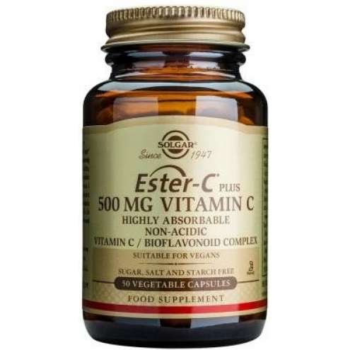 SOLGAR Ester-C Plus 500 mg - Vitamin C 500 mg, 50 cps